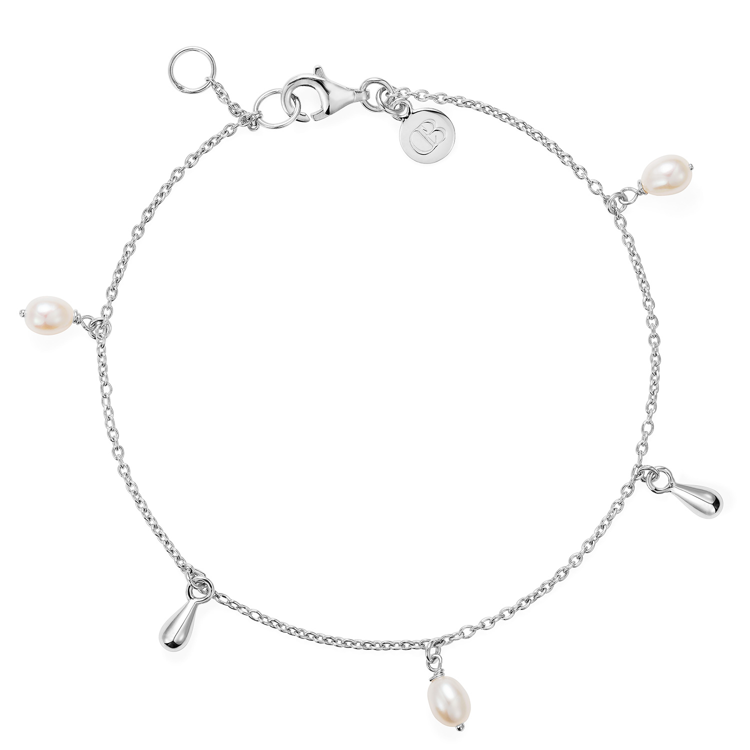 Claudia Bradby Lagertha Silver Drop Bracelet