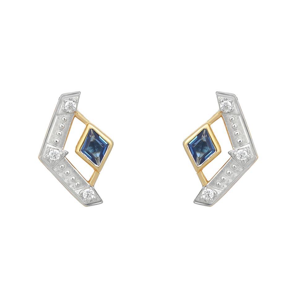 V by Laura Vann Esme Blue Earrings