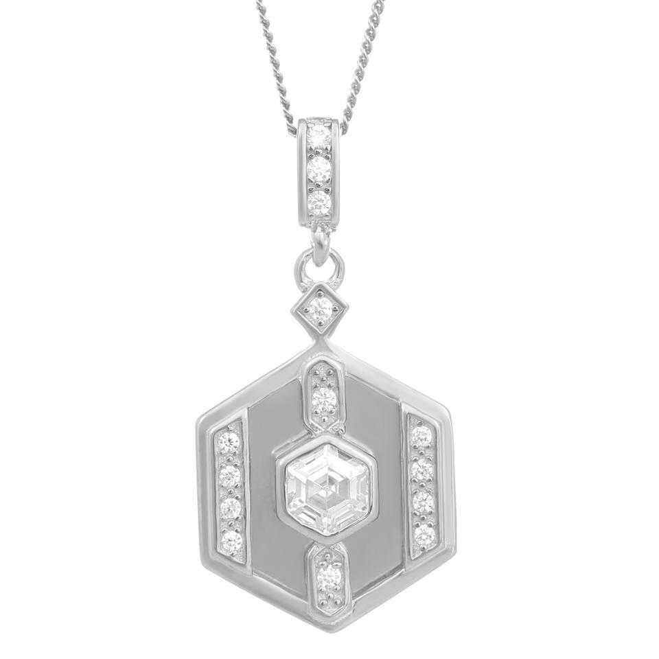 V by Laura Vann Silver Darcy Necklace