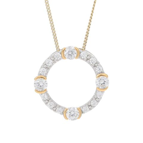 V by Laura Vann Luna Circle Necklace