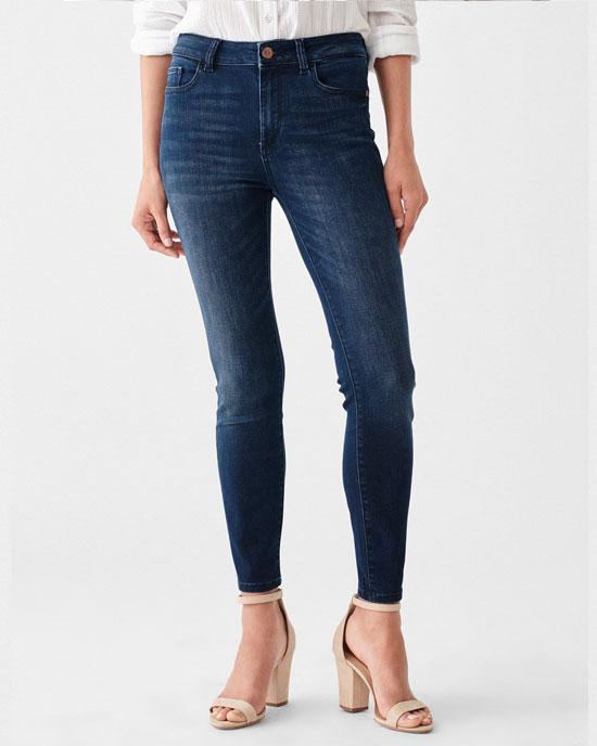 DL1961 Indigo Morgana Florence Cropped Jeans