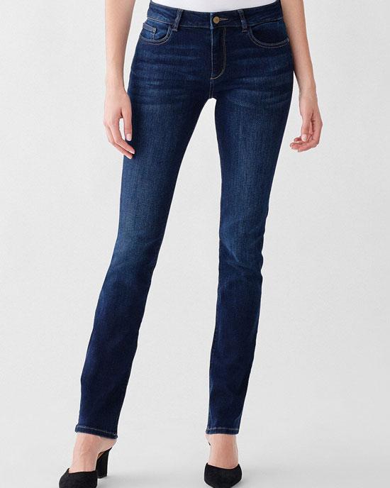 DL1961 Denim Coco Straight Jeans Solo