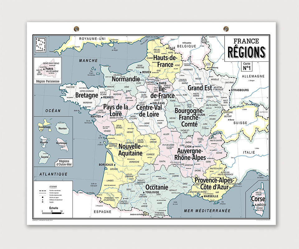 Emile en ville France Map