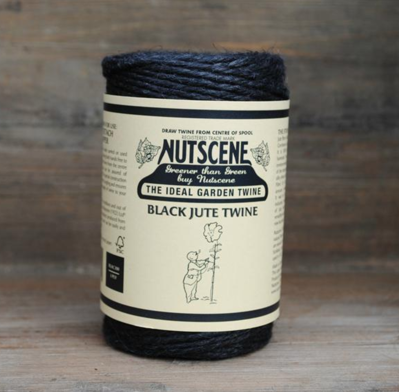 Nutscene Black Classic Jute Spool Twine