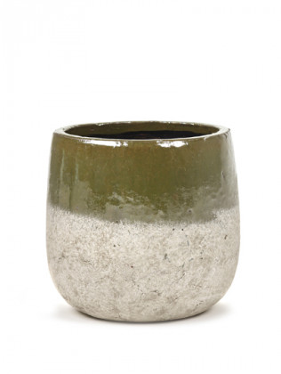 Green & Sand Dip Pot - Large