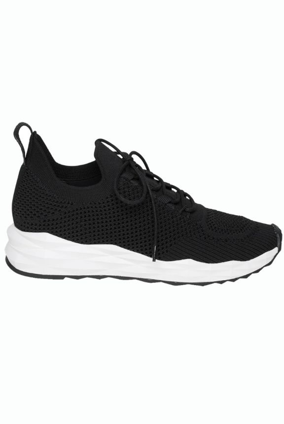 Trouva: Black Skate Knit Trainers Shoes