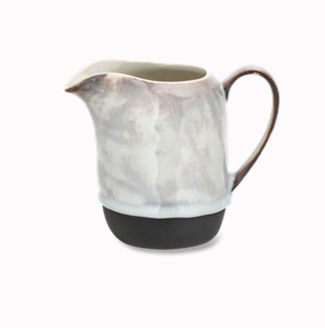 Nkuku Slate Edo Ceramic Jug 