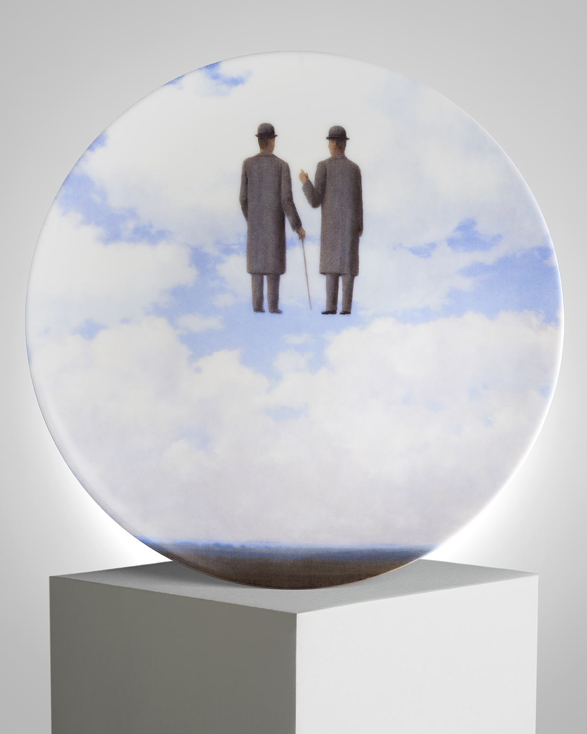 LIGNE BLANCHE PARIS Infinite Recognition Magritte Porcelain Plate