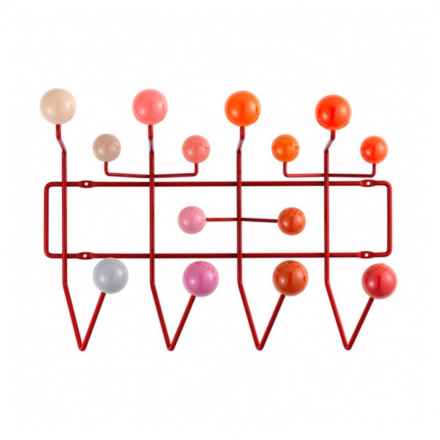 Vitra Red Hang It All Coat Rack