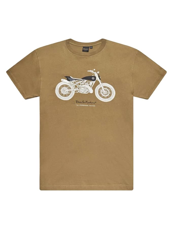 Deus Ex Machina Brown Pedrosa Tracker T Shirt