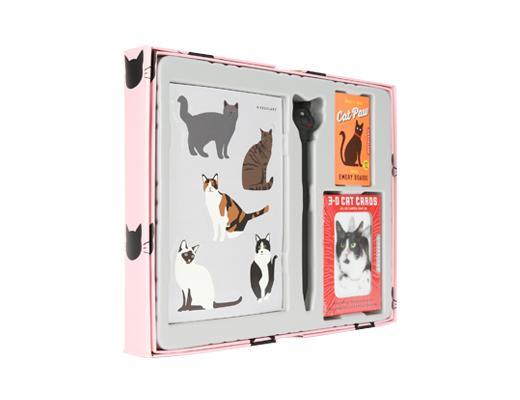 Kikkerland Cat Lovers Gift Set