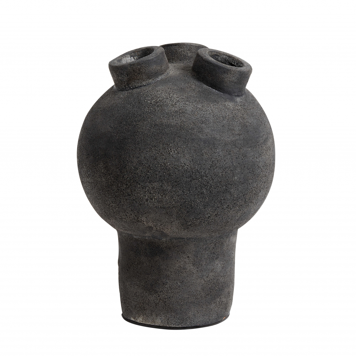 Dark Grey Crop Vase