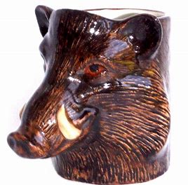 Quail Ceramics Wild Boar Pen Pot