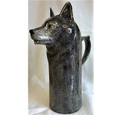 Quail Ceramics Wolf Water/Wine Jug