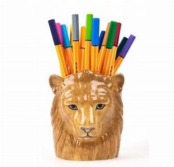 Quail Ceramics Lion Pen Pot