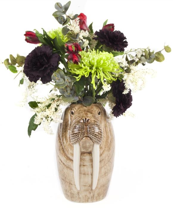 Quail Ceramics Walrus Tall Flower Vase