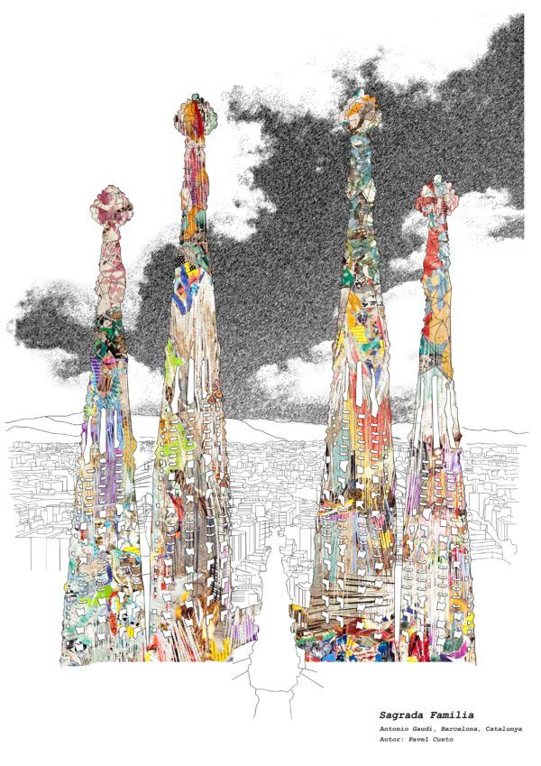 Bornisimo Sagrada Familia, Barcelona Print A4