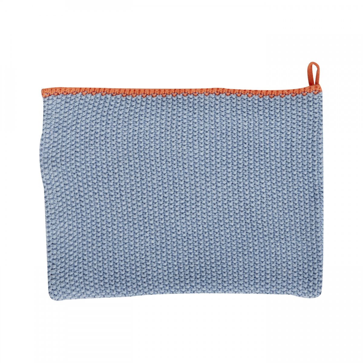 Hubsch Tea Towel Blue/Orange