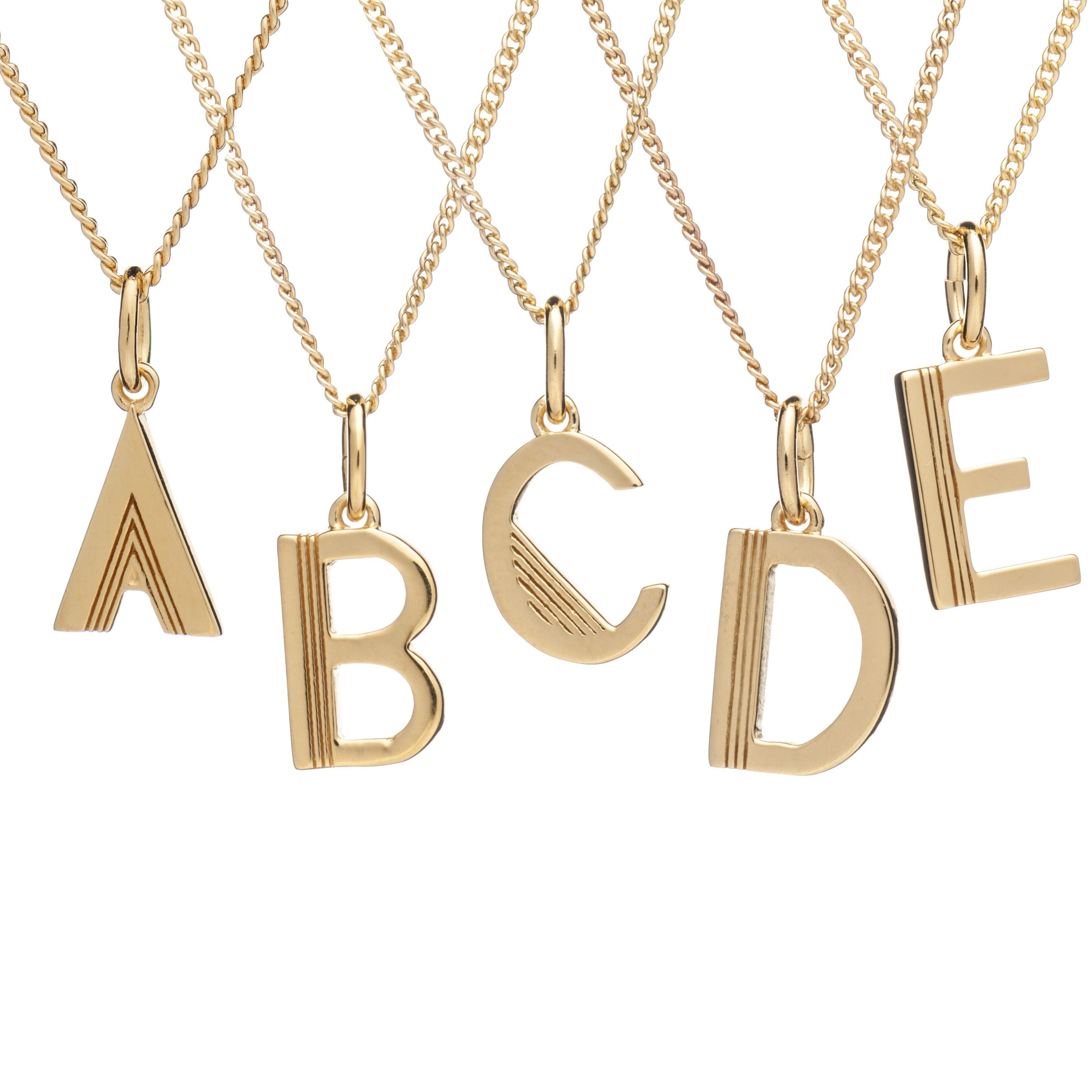 Rachel Jackson Gold A Initial Necklace