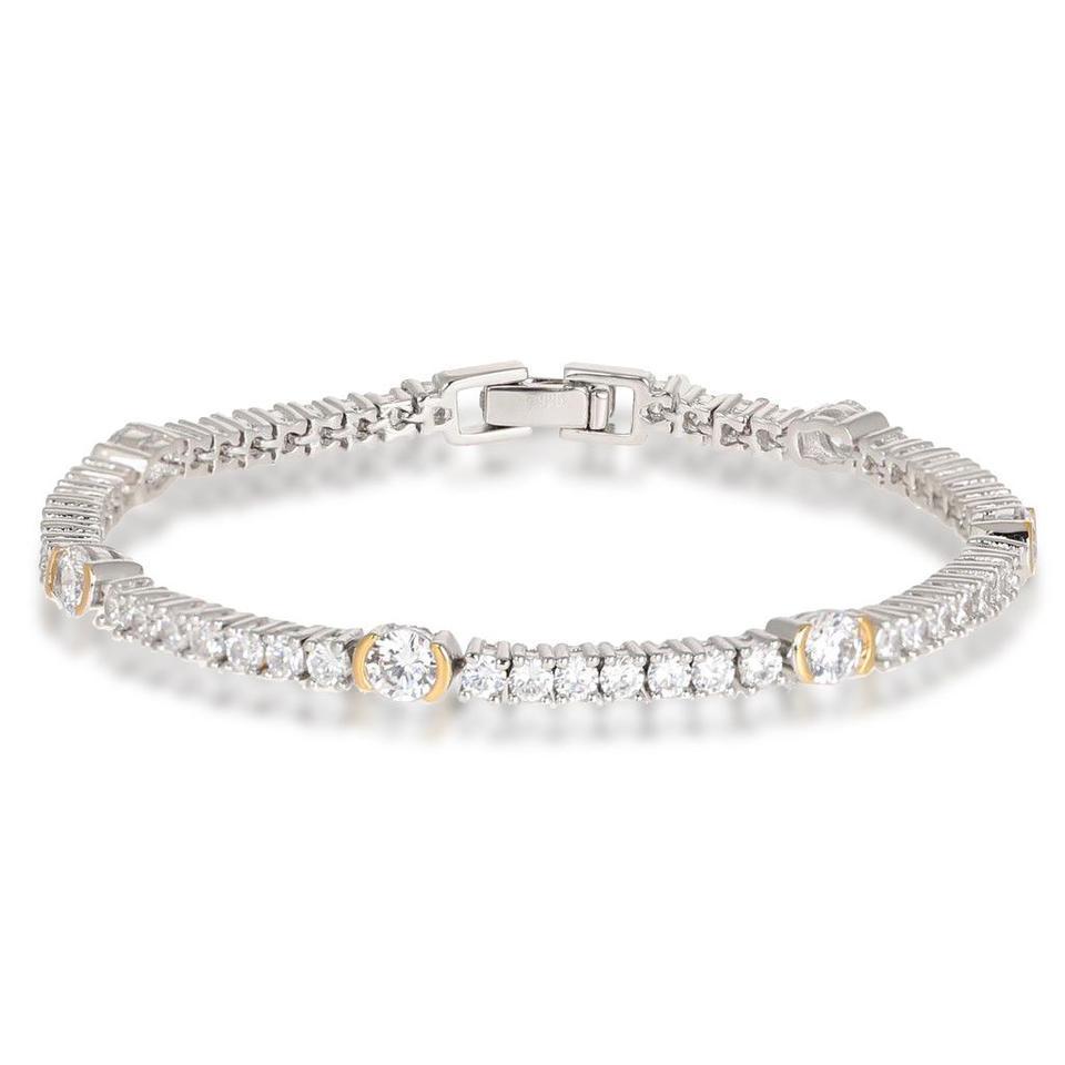 V by Laura Vann Gold Luna Tennis Bracelet