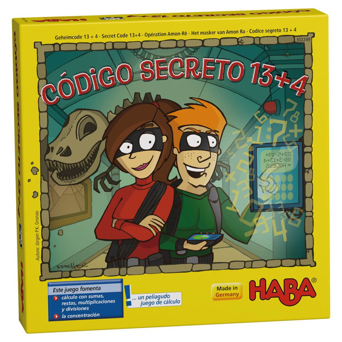 Haba Codigo Secreto 13 Plus 4 Board Game