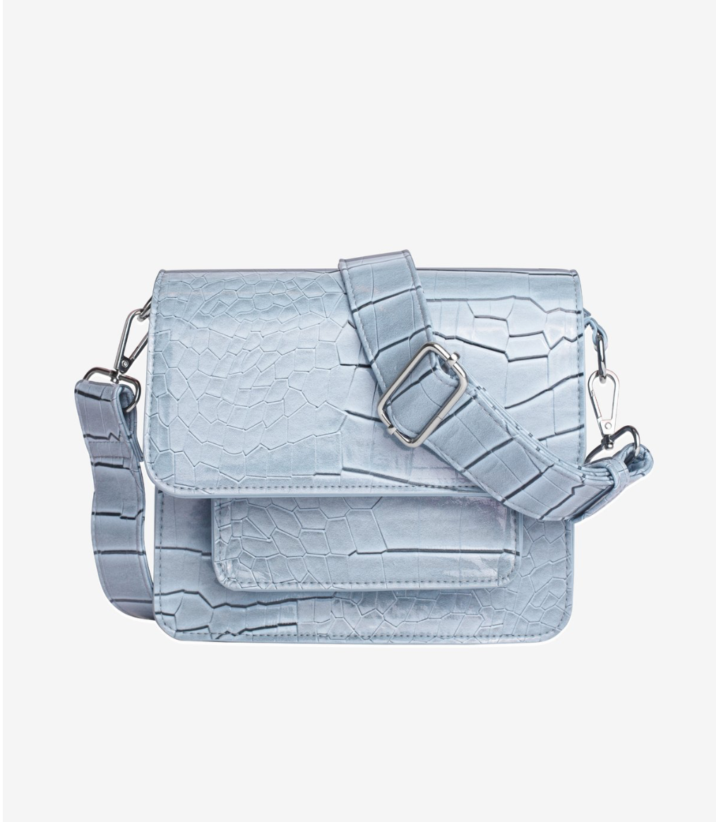 Trouva: Cayman Pocket Vegan Bag - Dusty Blue