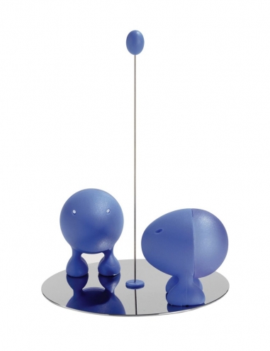 Alessi Blue Lilliput Salt and Pepper Set