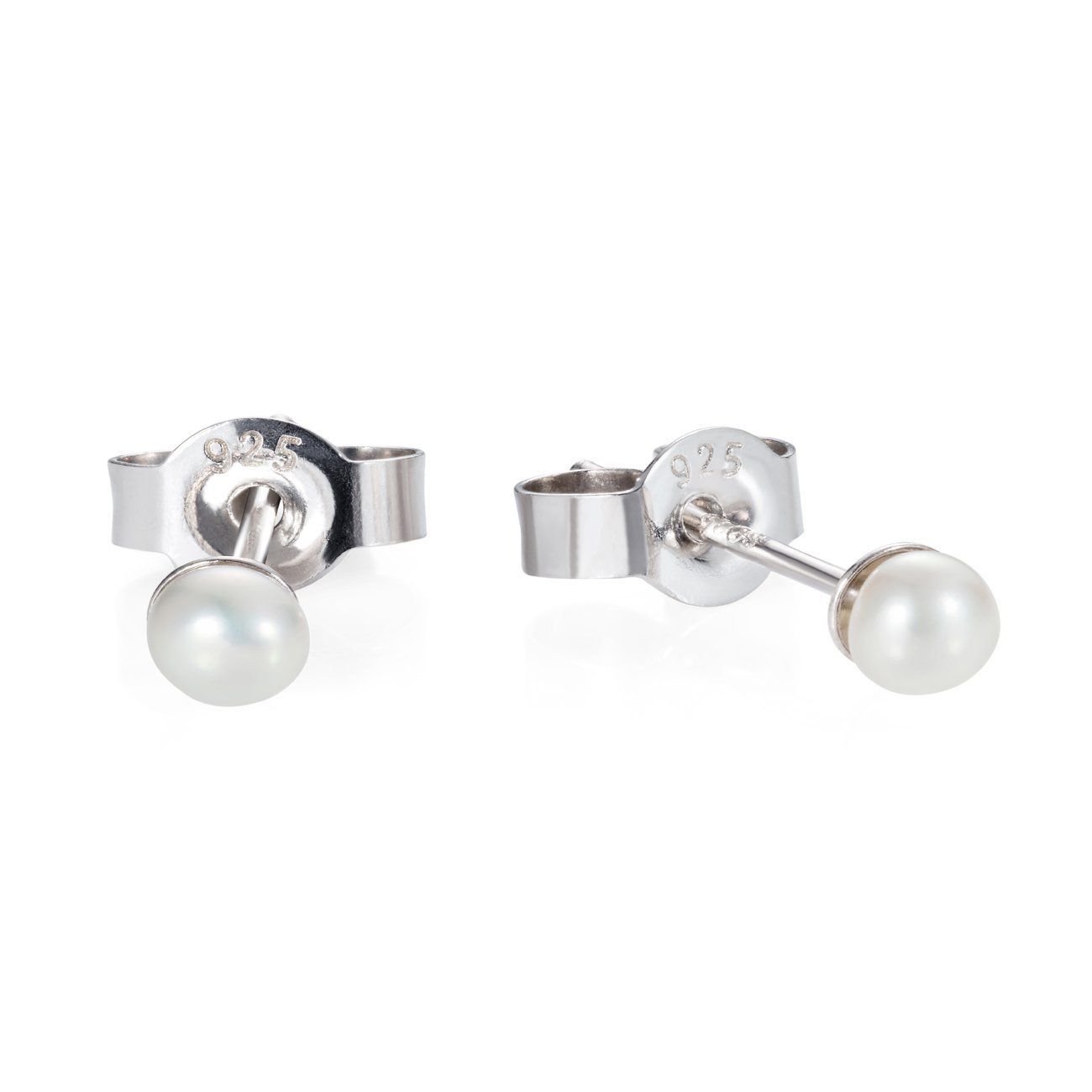 Claudia Bradby White Micro Pearl Studs