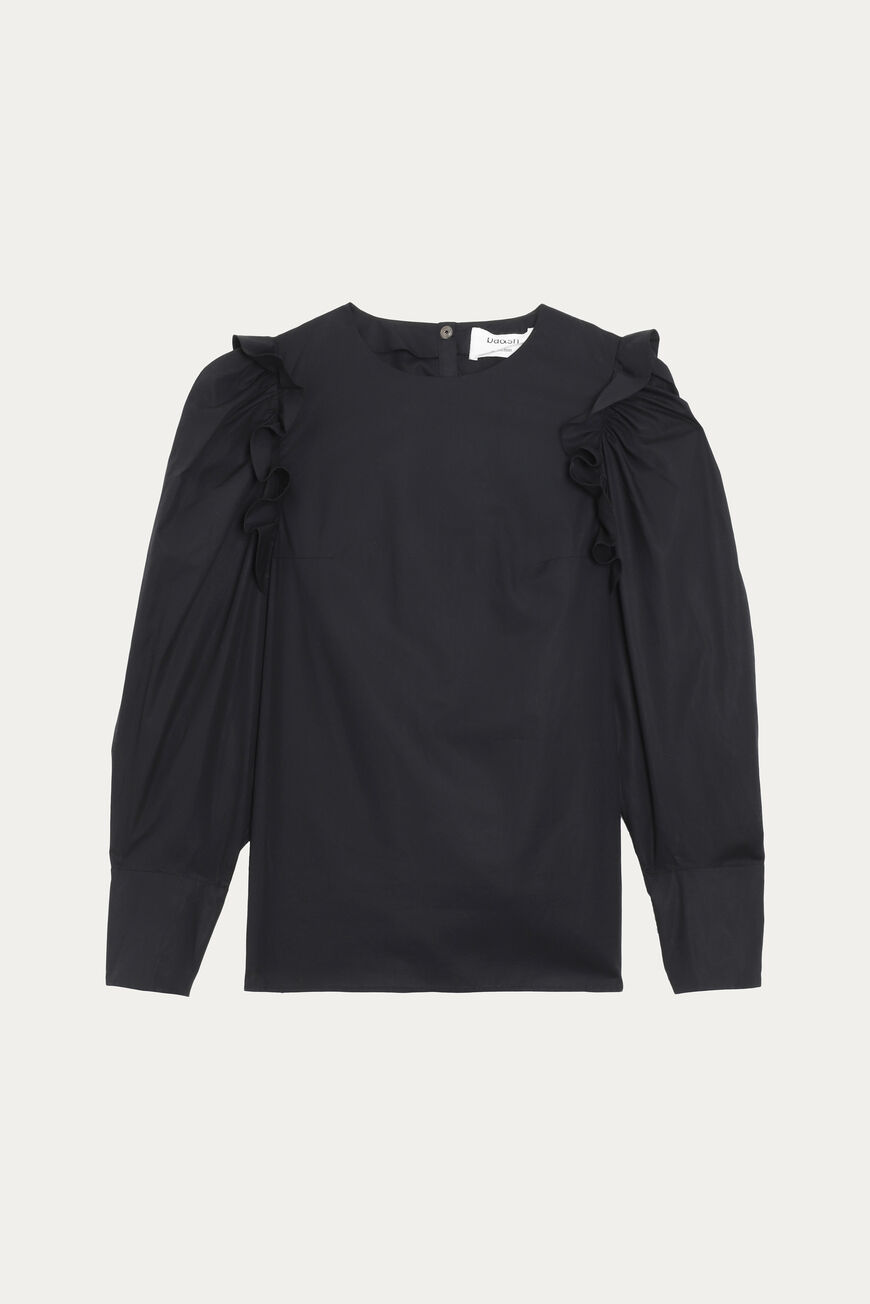 BA&SH Black Passion Long Sleeved Top