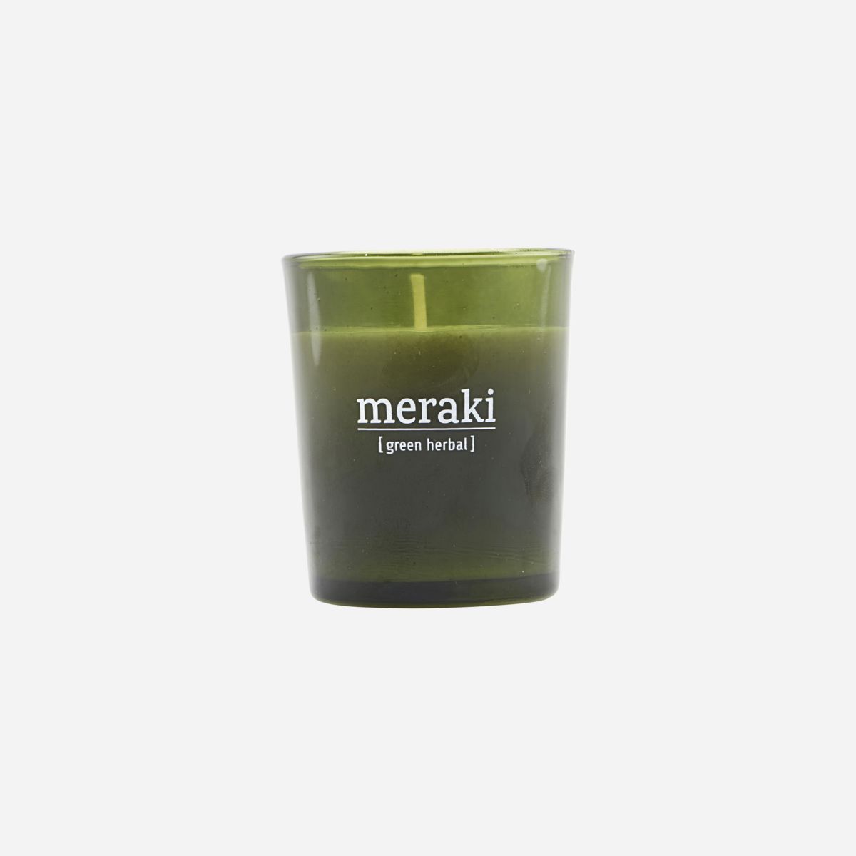 Meraki Green Herbal Scented Candle