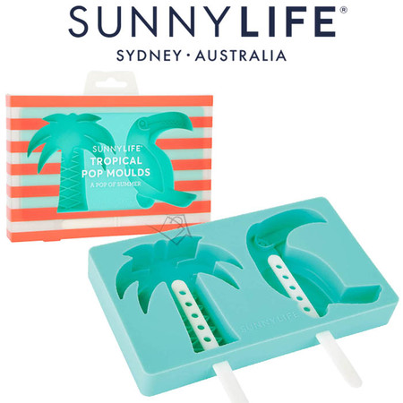 Sunnylife Tropical Pop Moulds Sticks with Ice Tray