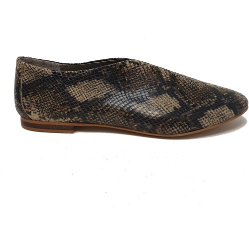 SMS Brunilde Ballerinas in Snake Imitation Leather