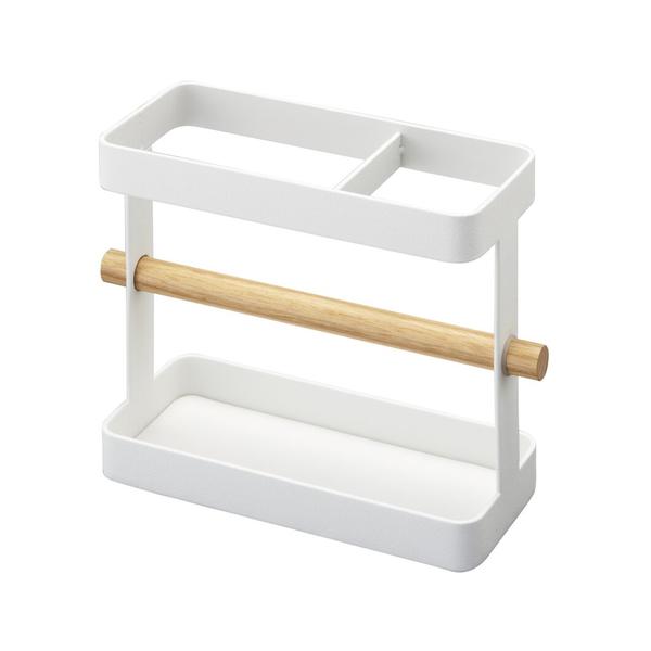 Yamazaki Tosca Wide Utensil Stand White