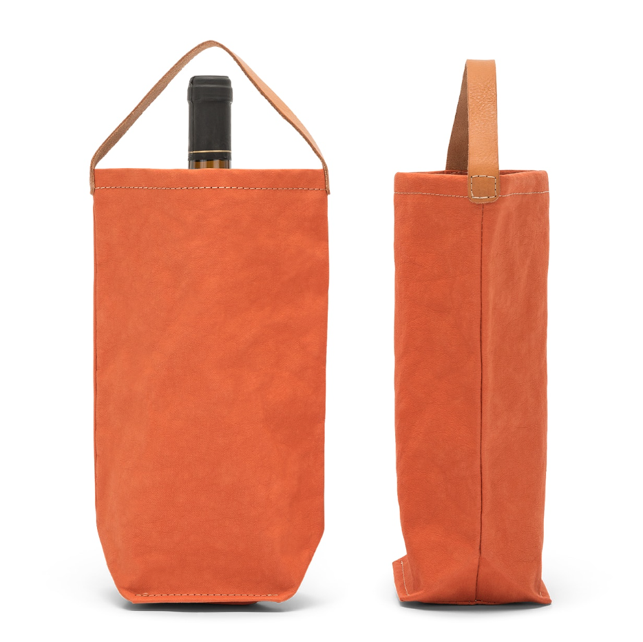 Uashmama Wine Bag with Cool Pack Apricot