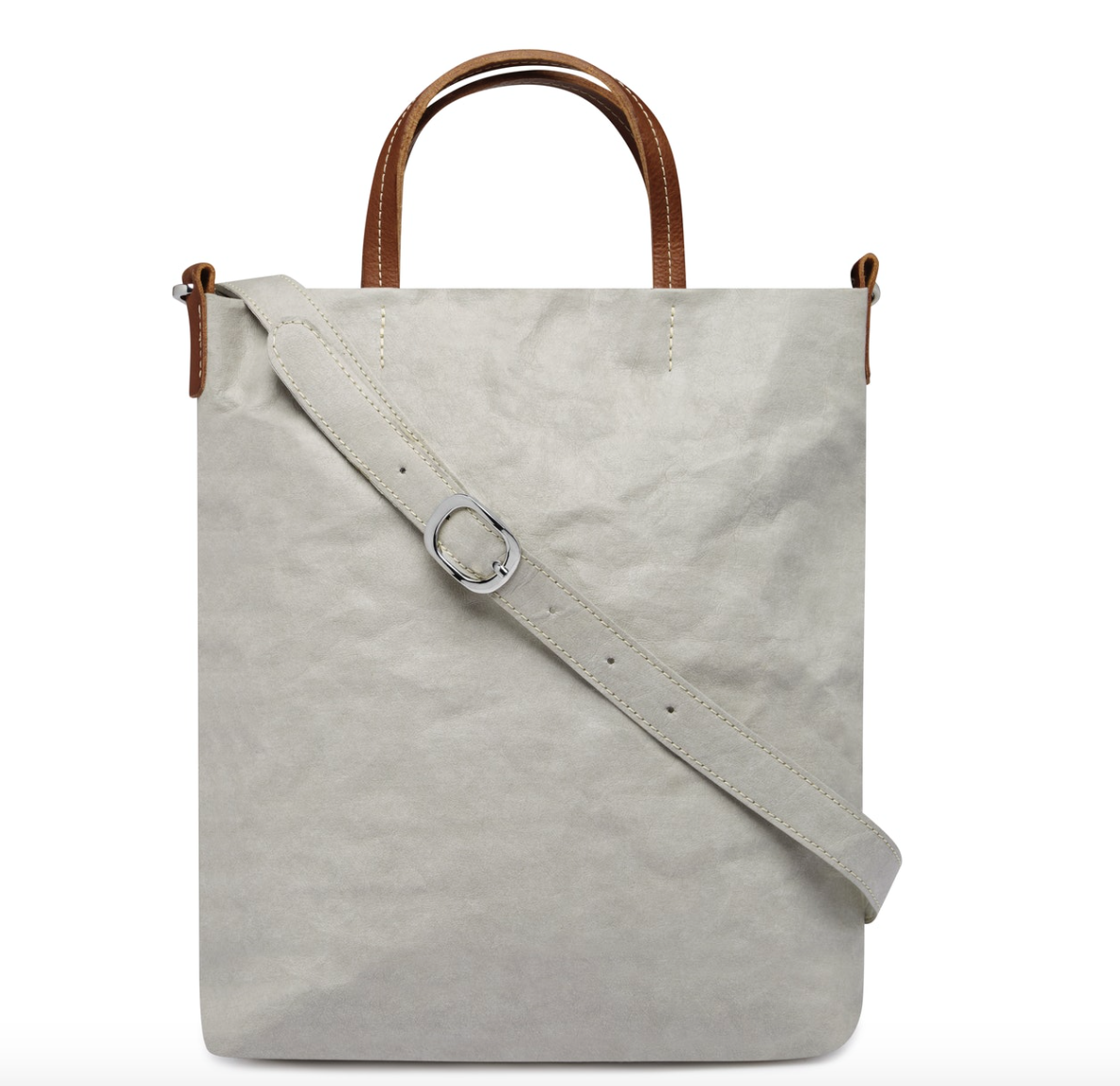 Uashmama Grey Otti Washable Paper Bag 