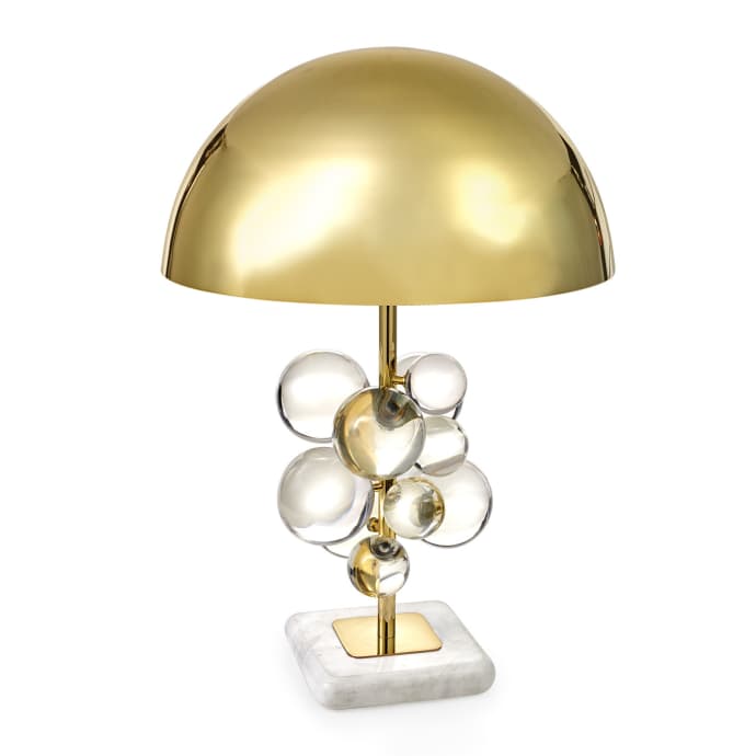 Jonathan Adler Brass Globe Table Lamp