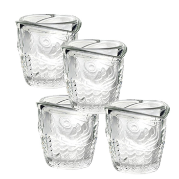 kikkerland-design-set-of-4-fish-patterned-shot-glasses