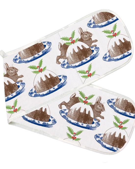 Thornback & Peel Double Oven Glove Christmas Pudding