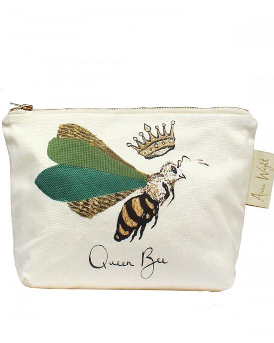 Anna Wright Queen Bee Make Up Bag
