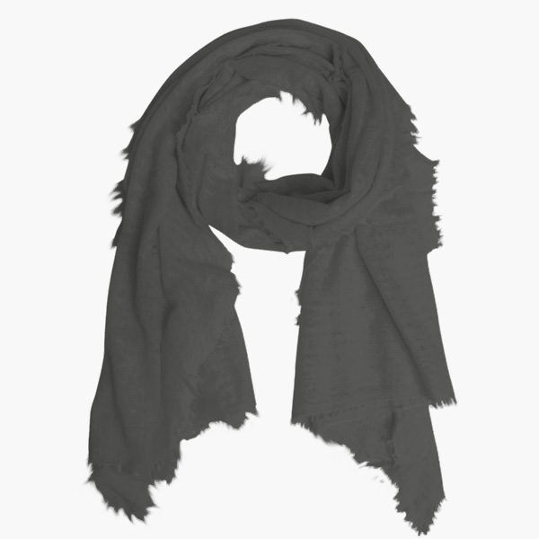 Pur Schoen Stone Grey Hand Felted Cashmere Soft Scarf