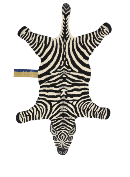 Doing Goods Chubby Zebra Large Wool Rug