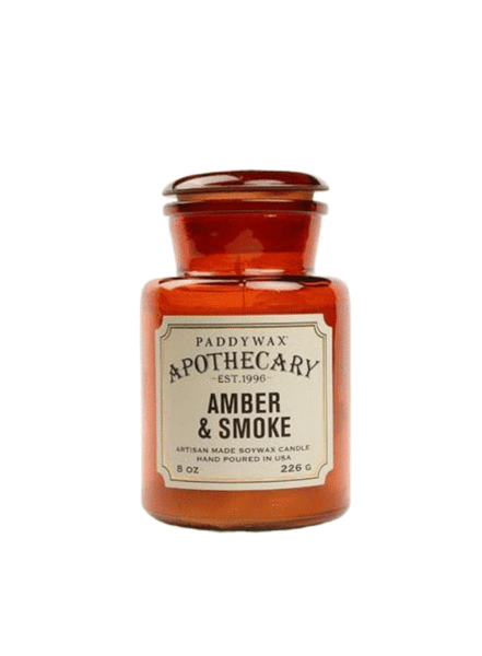 Paddywax Apothecary Amber Smoke Candle