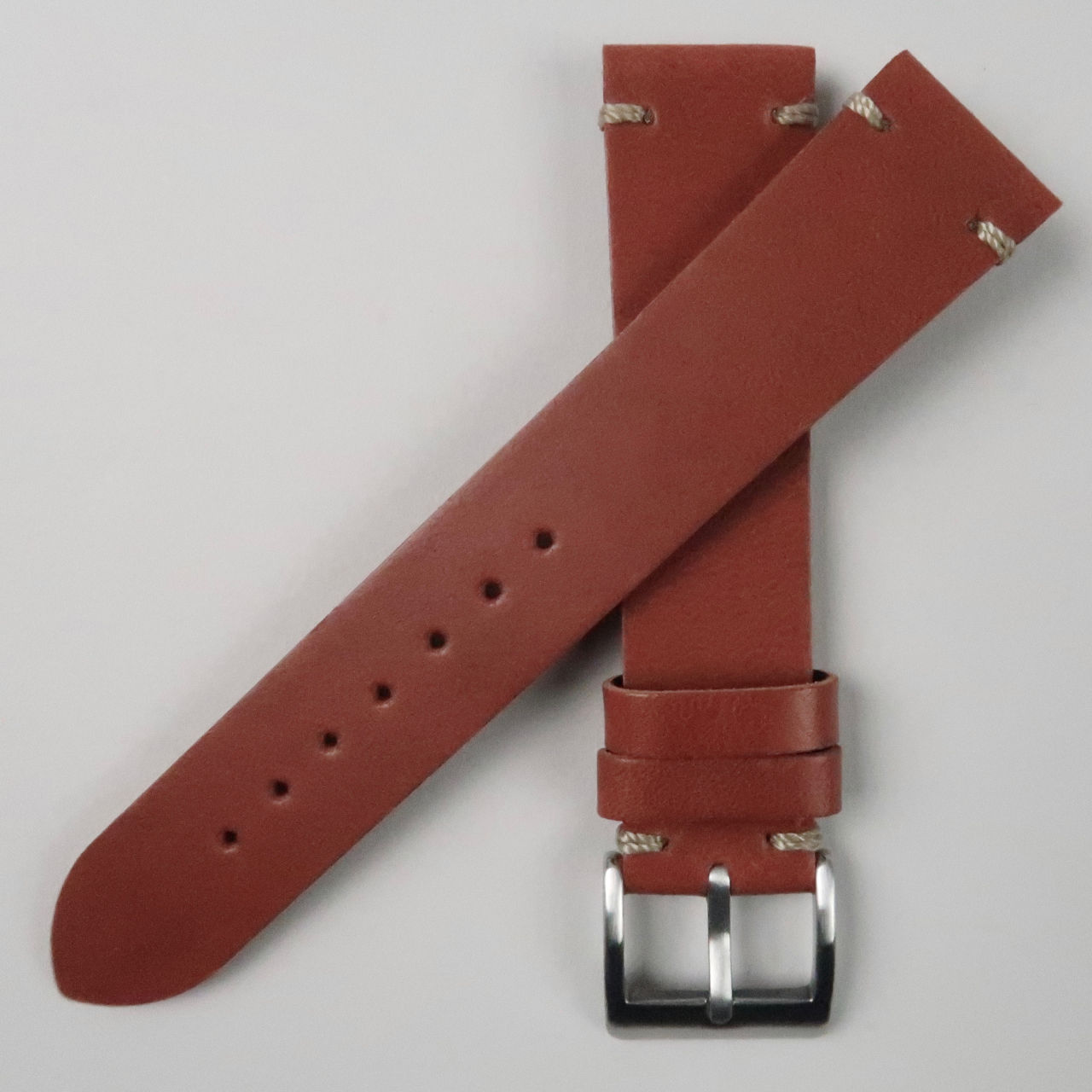 Chestnut Brown Lightly Oiled Watch Strap