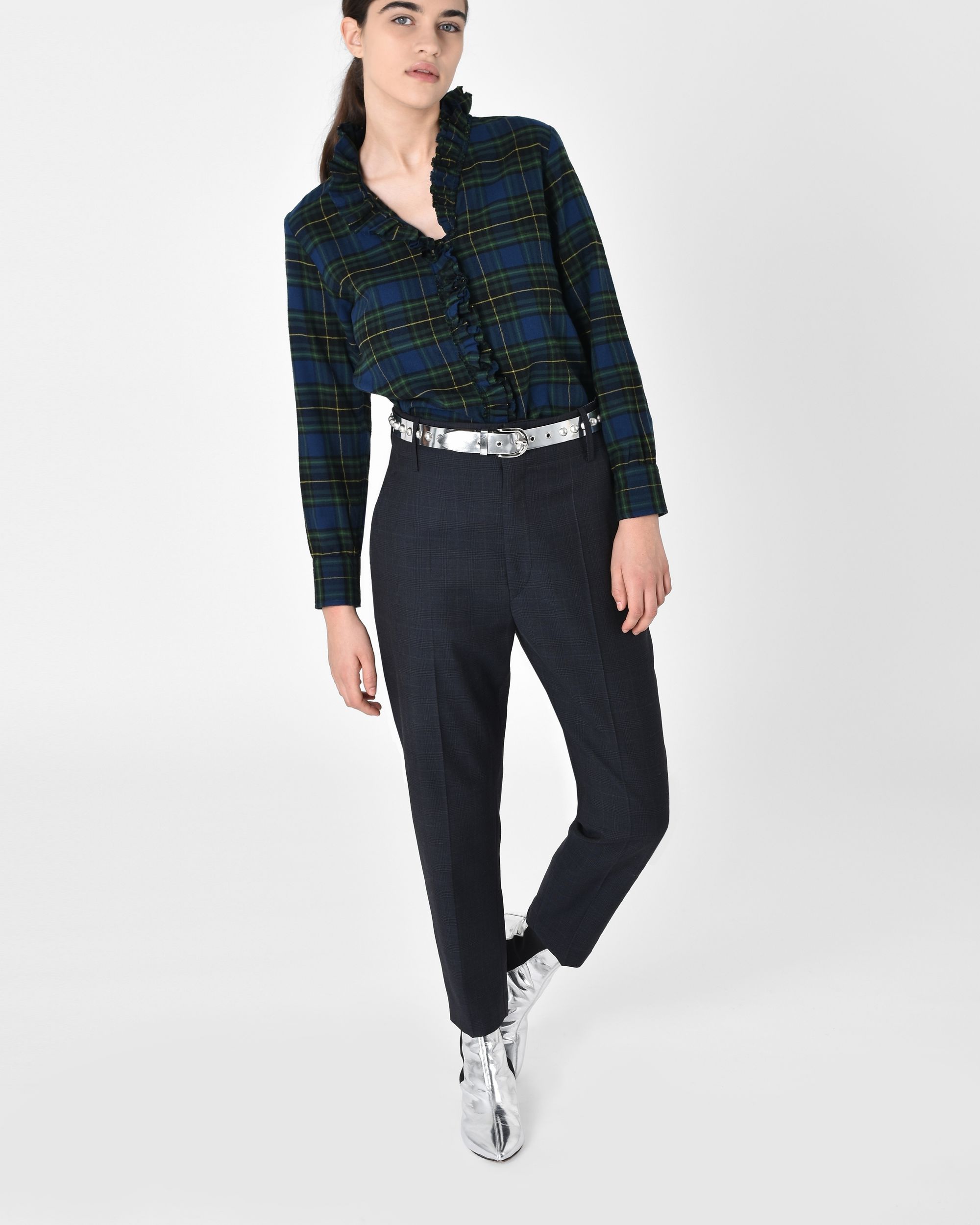 Isabel Marant Midnight Noah Virgin Wool Regular Pants