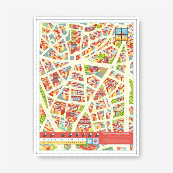 Walk With Me Madrid Map La Latina