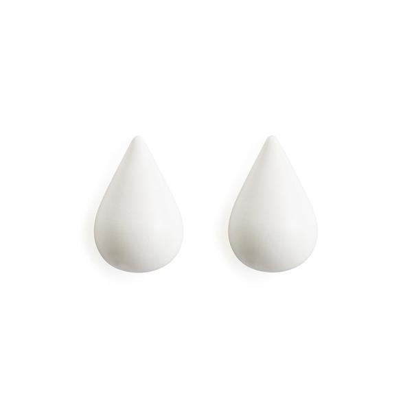 Normann Copenhagen Dropit Hooks Large White 2 Pcs