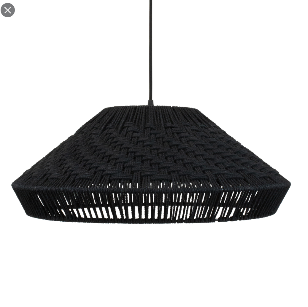 also-home-ori-black-rope-pendant-shade