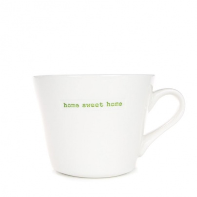 Keith Brymer Jones  White Porcelain Keith Brymer Jones Home Sweet Home Bucket Mug