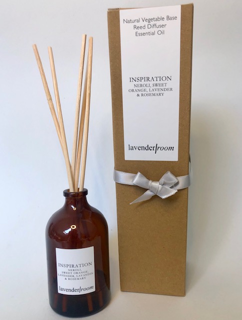 lavender room Essential Oil 100ml Brown Bottle Reed Diffuser