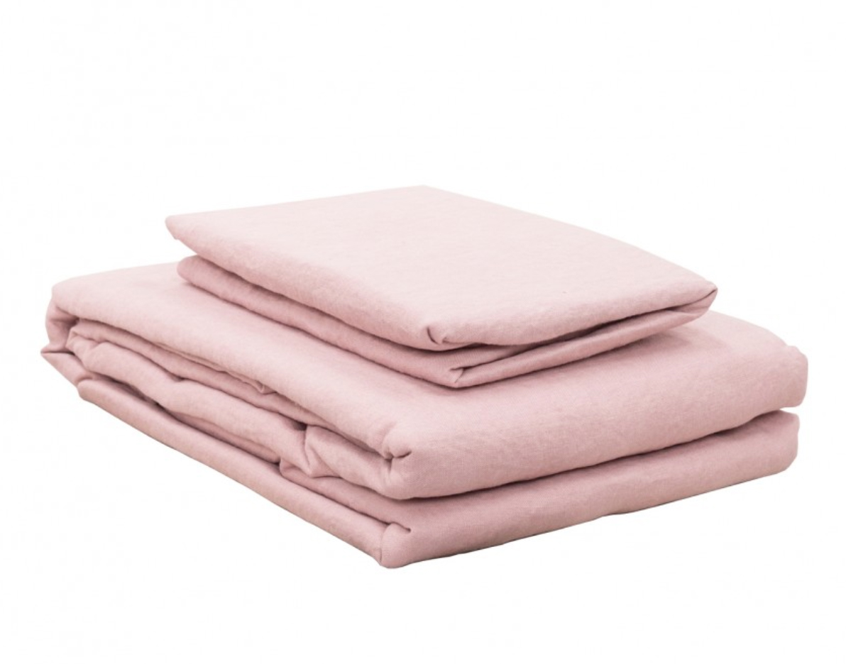 Also Home Blush Linen Pillowcases Pair